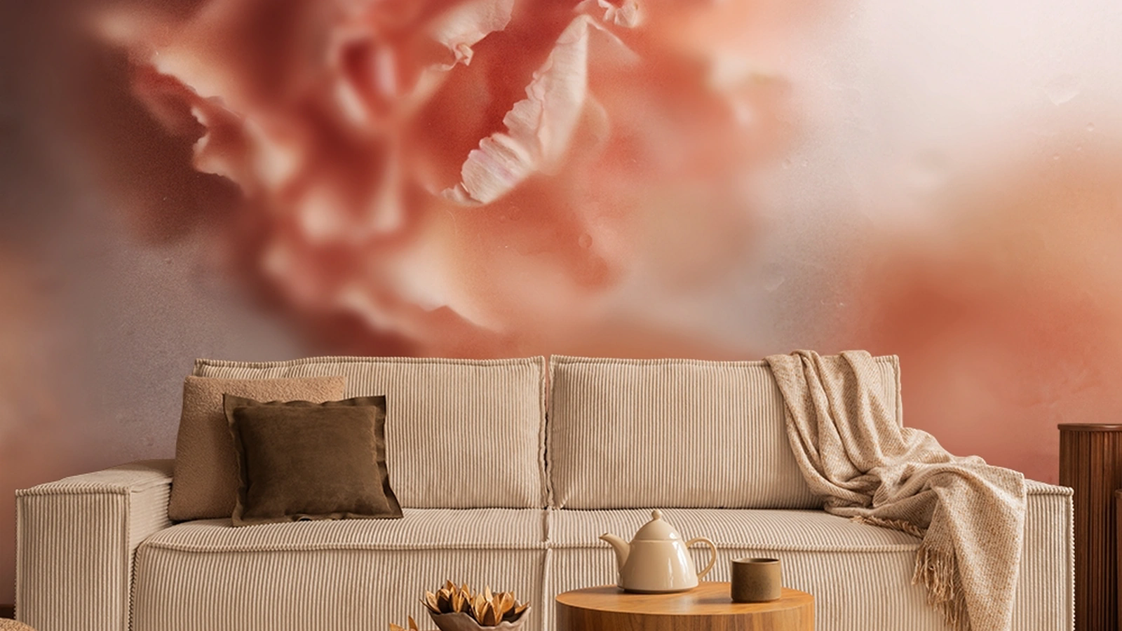 Carta da parati Rosa Rose di Adriani e Rossi