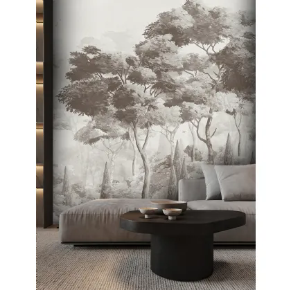 Carta da parati Wallpainting Tree di Adriani e Rossi