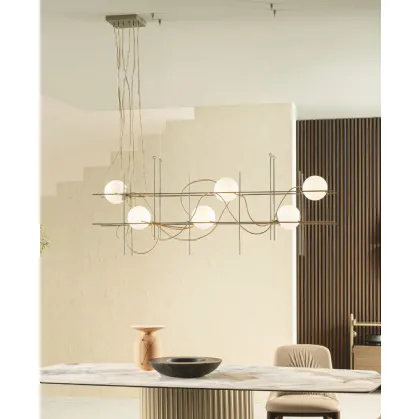 Lampada a sospensione Iron S di Riflessi