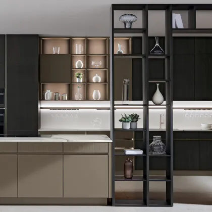 Libreria divisoria Living 03 di Veneta Cucine
