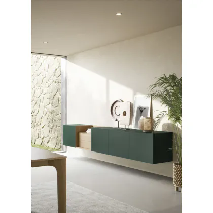 Mobile sospeso Box 18 Verde di Novamobili