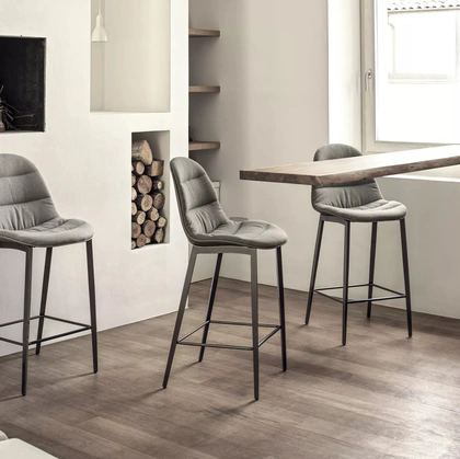 Sgabello Rivestito Mood di Bontempi