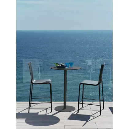 Sgabello da giardino Eva con scocca in polipropilene di Bontempi