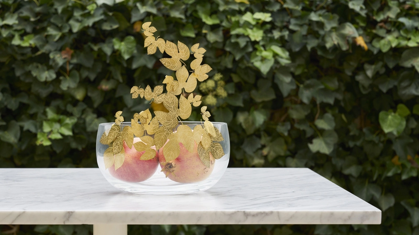 Vaso Frutteti in vetro con decorazioni in metallo di Opinion Ciatti
