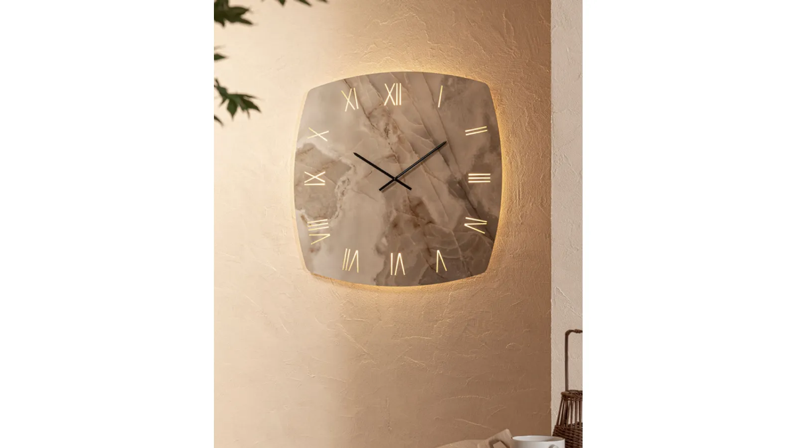 Orologio Portorotondo in ceramica di Riflessi