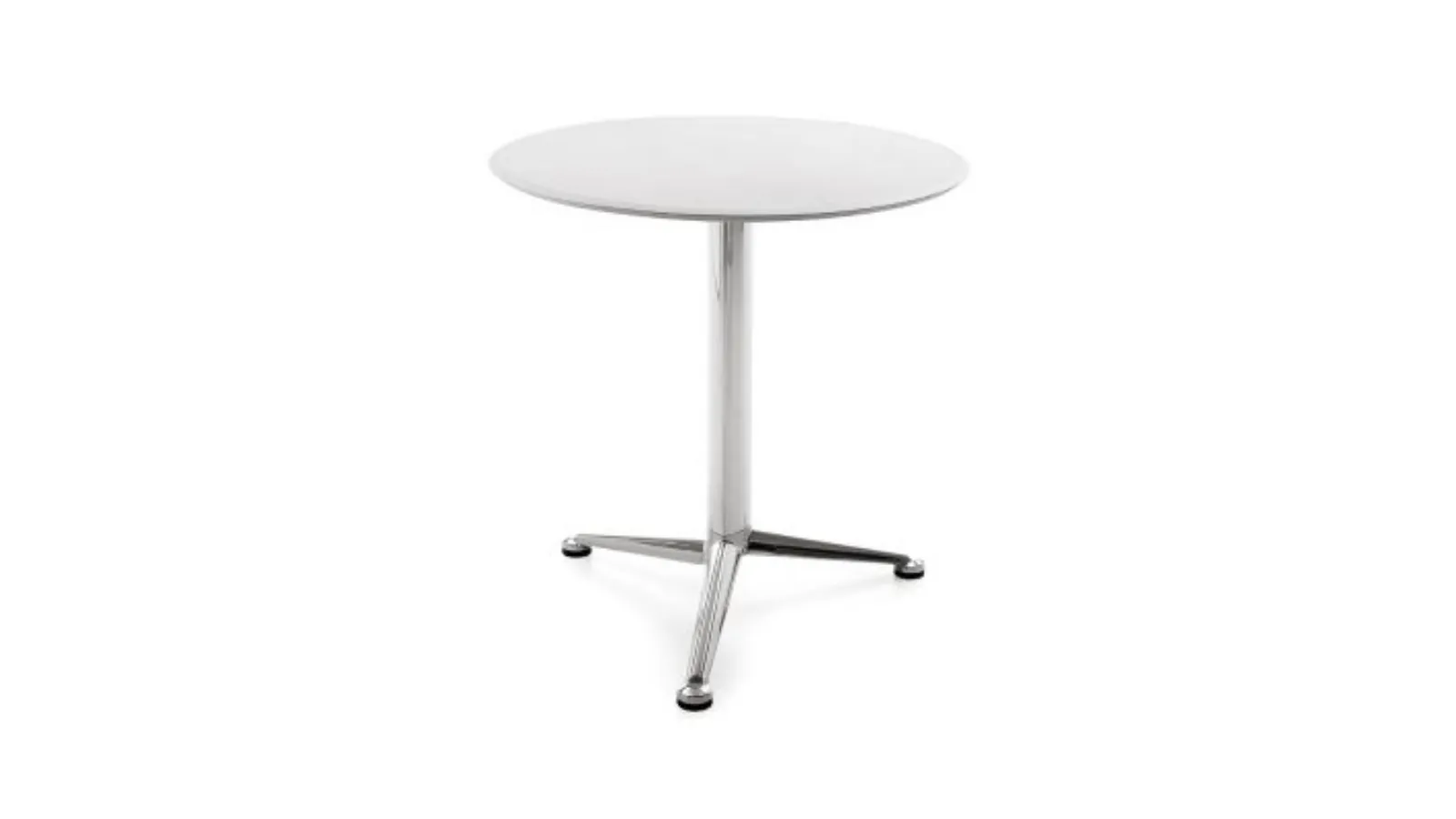 Tavolino 3-Pod Table con top in polipropilene e base in alluminio di Infiniti