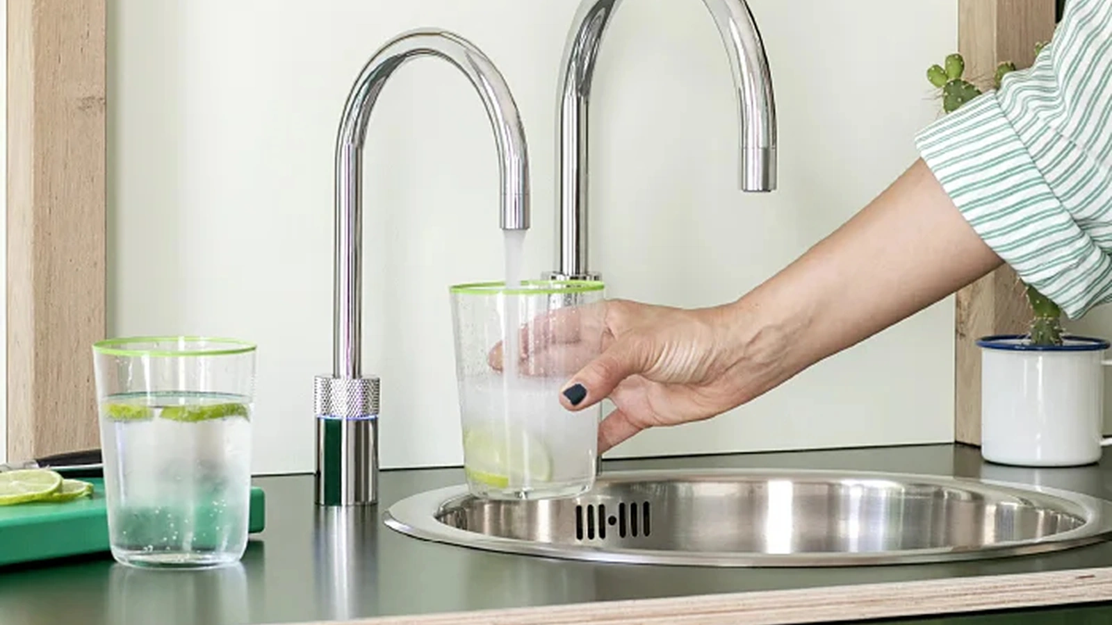 Rubinetto Nordic Round Twintaps di Quooker