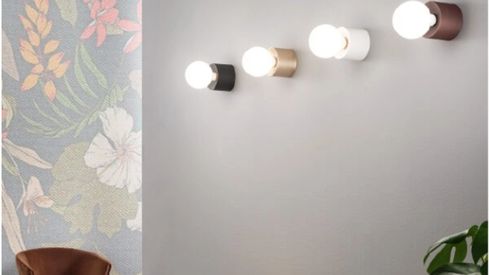 Lampada da parete in diversi colori Bow di Ondaluce