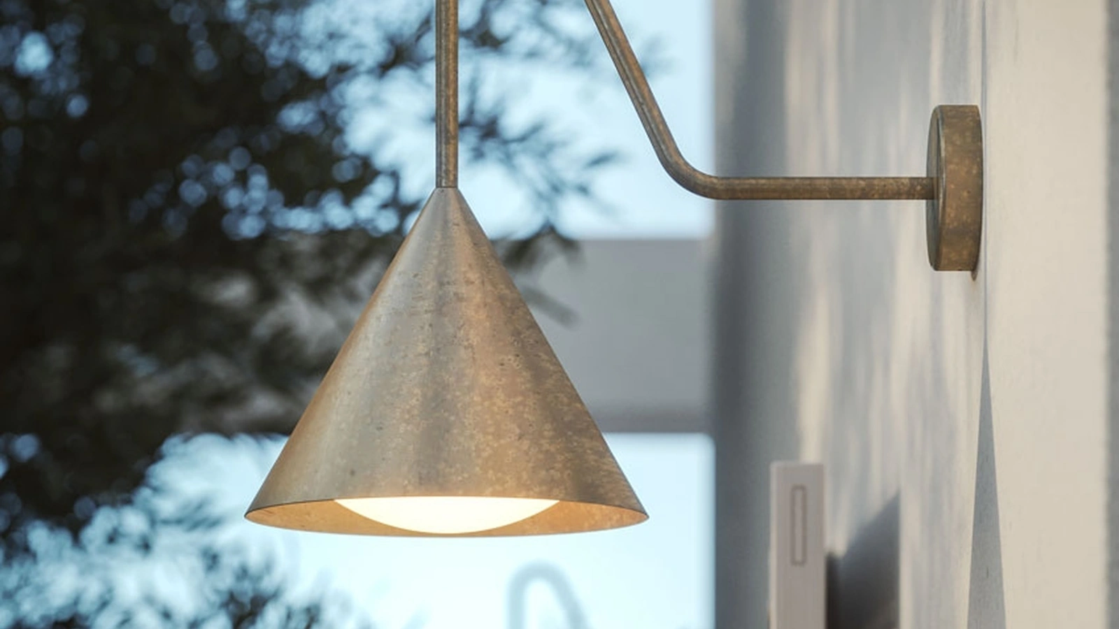 Lampada outdoor Cone de Il Fanale