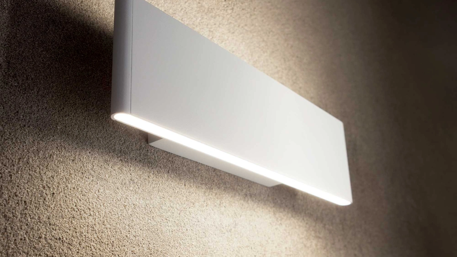 Lampada da parete Desk in alluminio verniciato Bianco di Ideal Lux