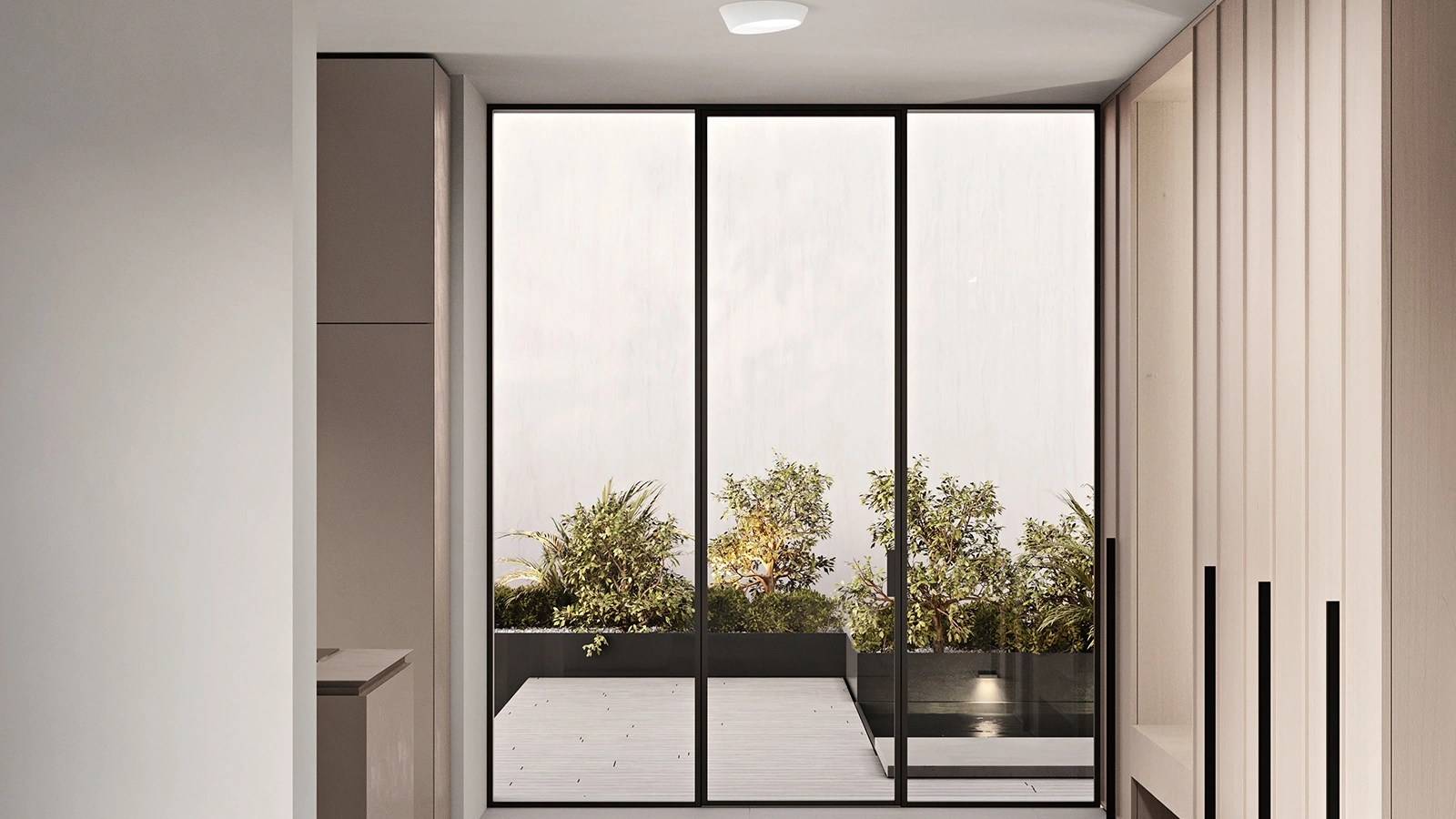 Lampada a soffitto Half di Ondaluce