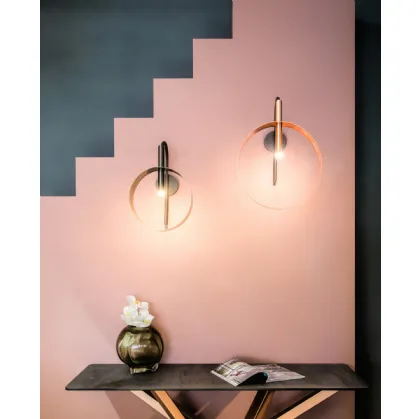 Lampada da parete Led Loop A di Riflessi