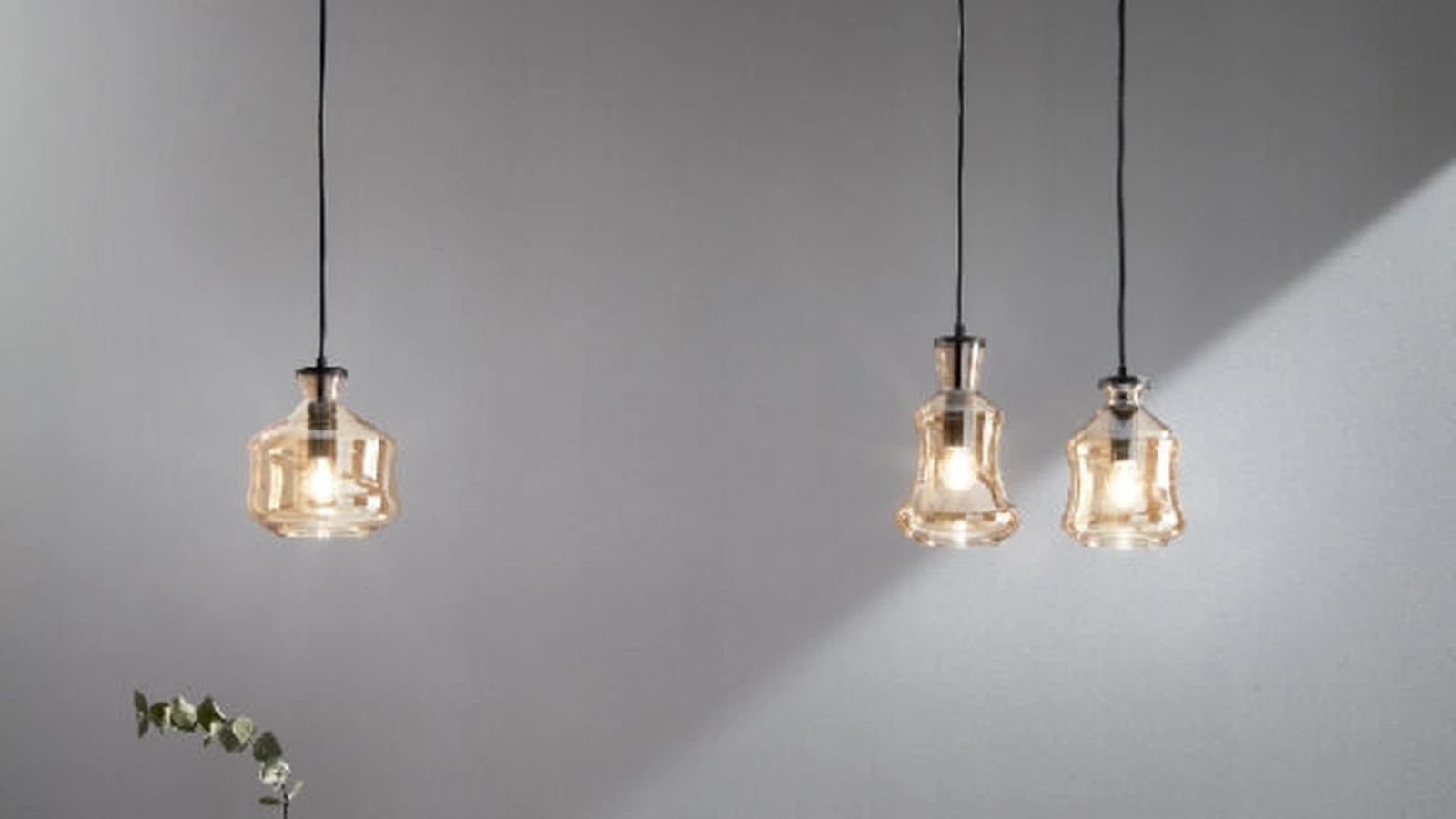 Lampada a sospensione Pin in vetro soffiato di Ondaluce