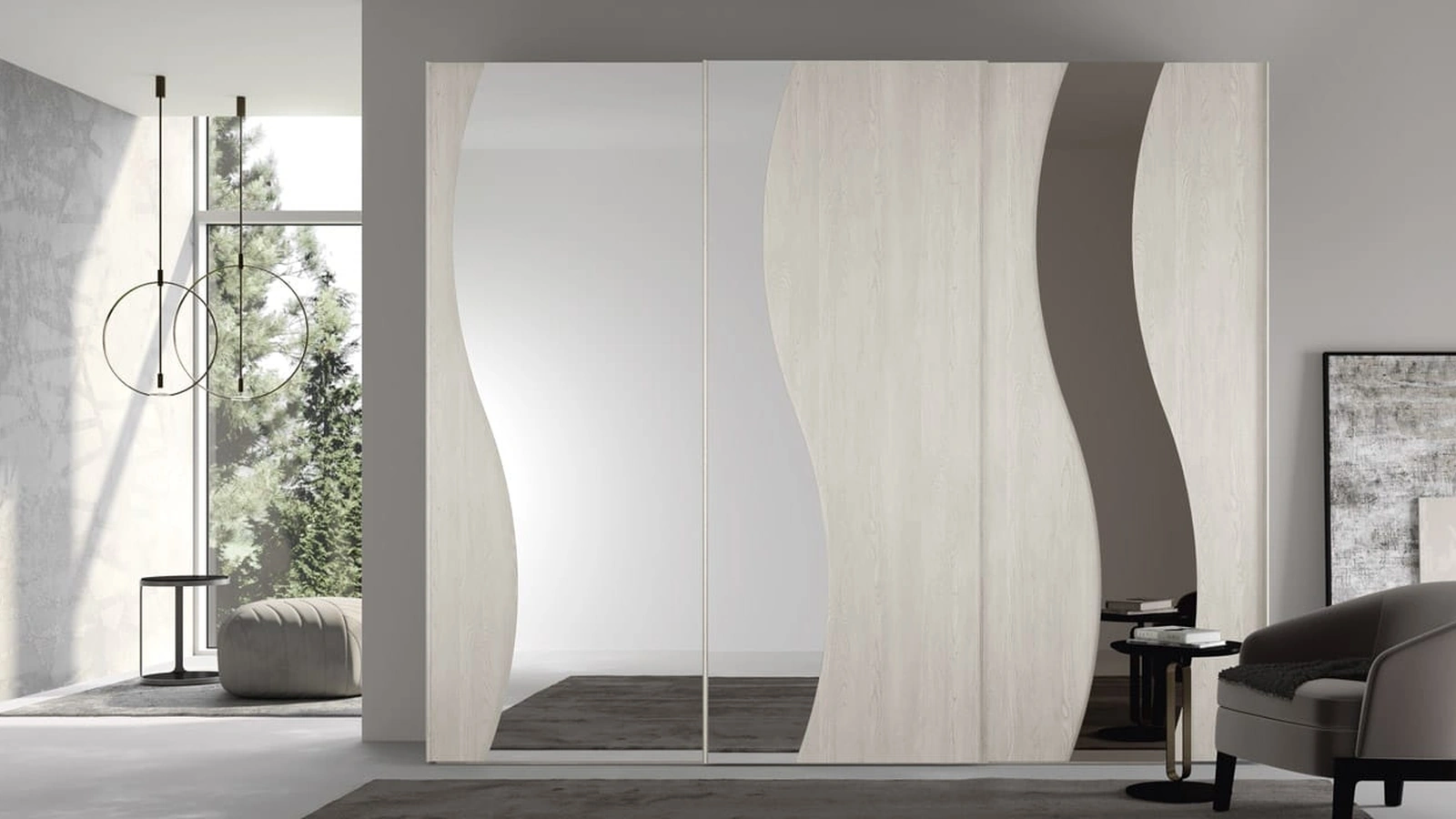 Armadio con ante scorrevoli Audrey di Adriatica