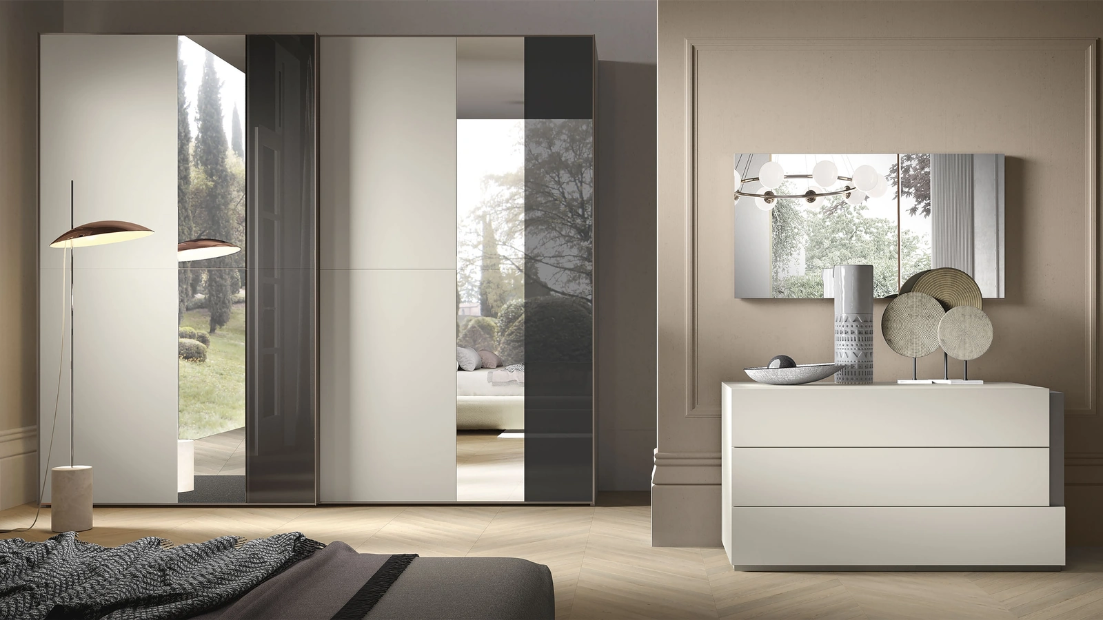 Armadio Era in laccato di Adriatica