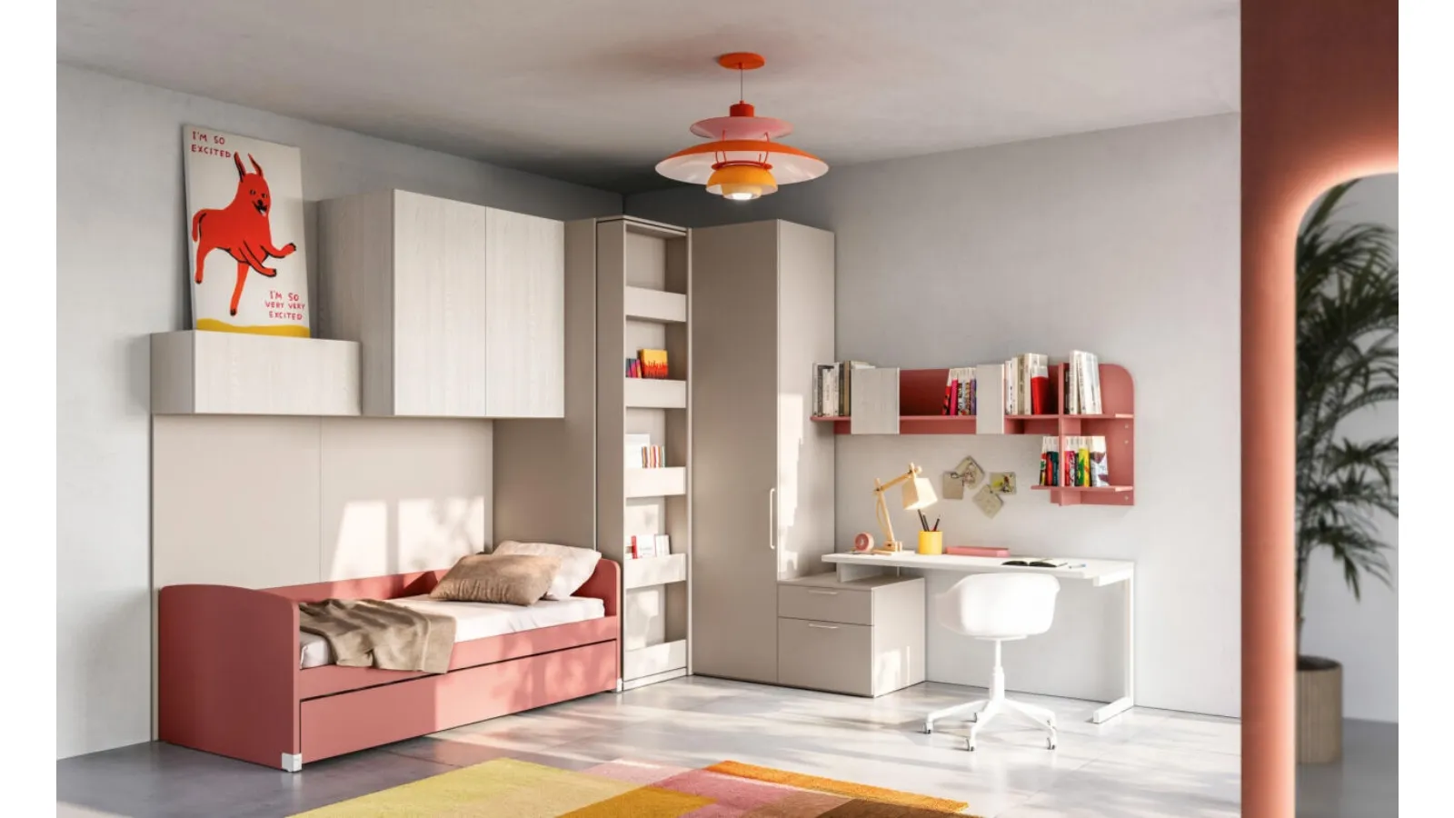 Cameretta Letto a Terra 11 di Mistral