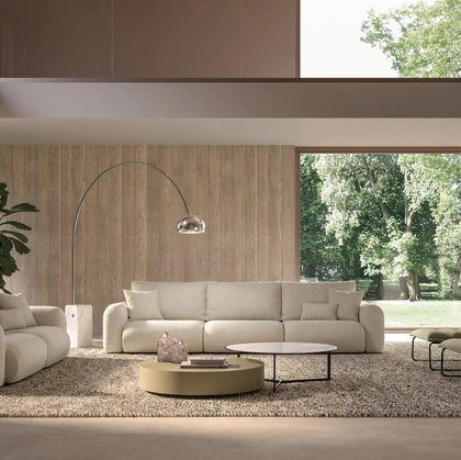 Divano lineare Flow di Biba Salotti