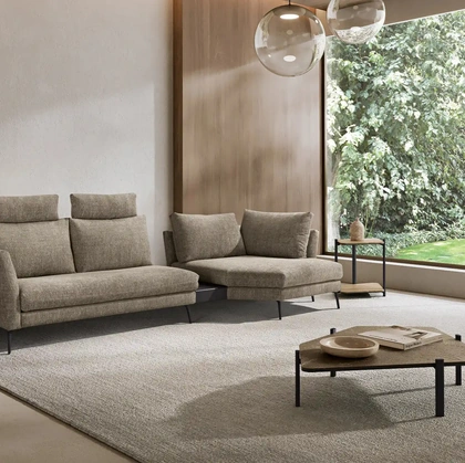 Divano con penisola Vibe di Max Divani