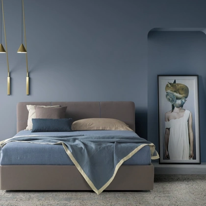 Letto con contenitore Teo di Biba Salotti