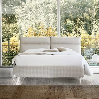 Letto con contenitore Cefalù di Noctis