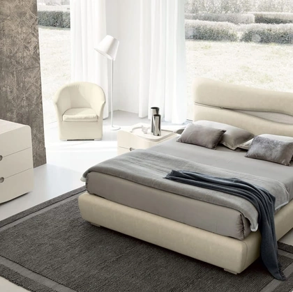 Letto imbottito Fly di Adriatica