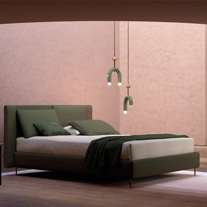 Letto in tessuto Slide di Biba Salotti