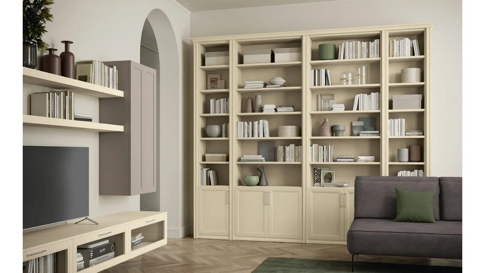 Libreria Arcadia L004 di Colombini Casa