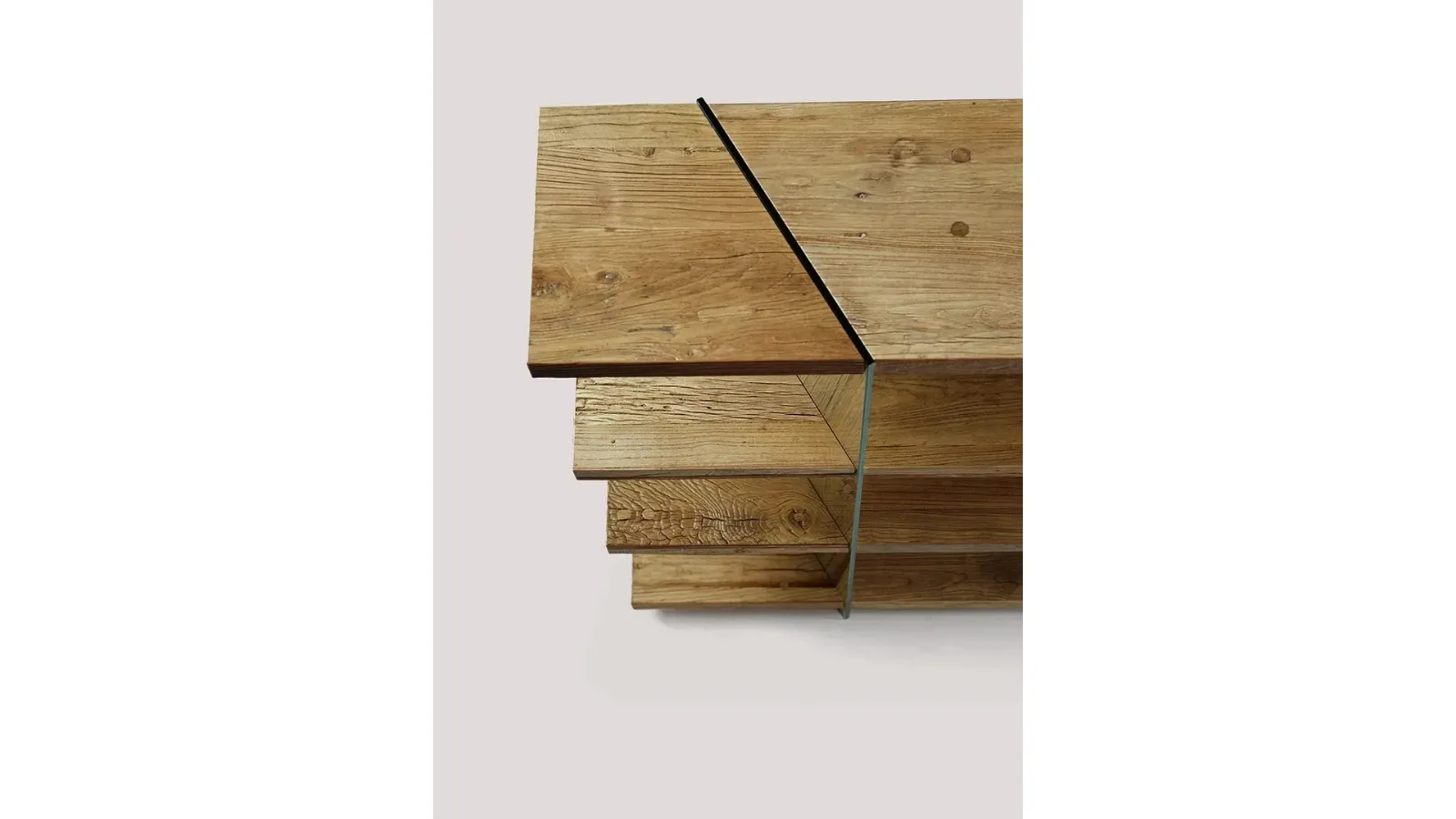 Libreria Graft Glass di Nature Design