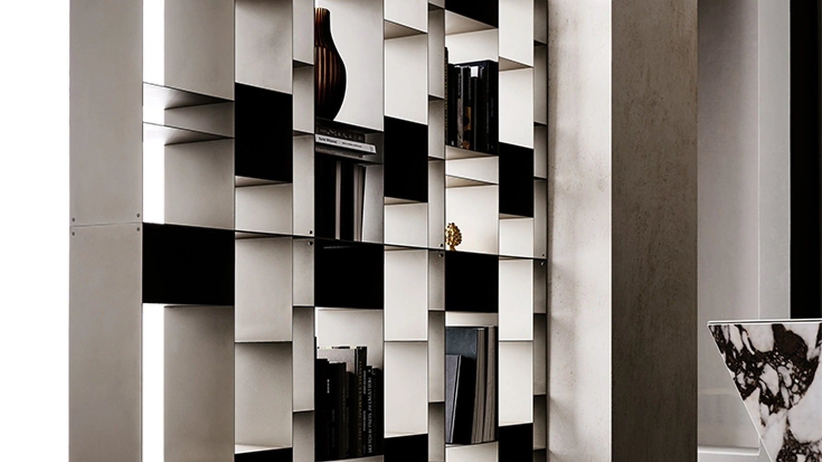 Libreria divisoria Latitude di Cattelan Italia