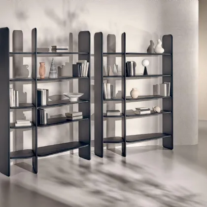 Libreria Nook in legno di frassino nero di Nature Design
