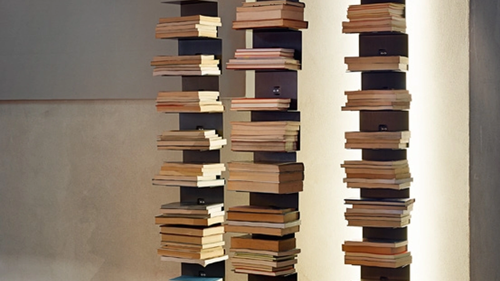 Libreria con led Ptolomeo Luce di Opinion Ciatti