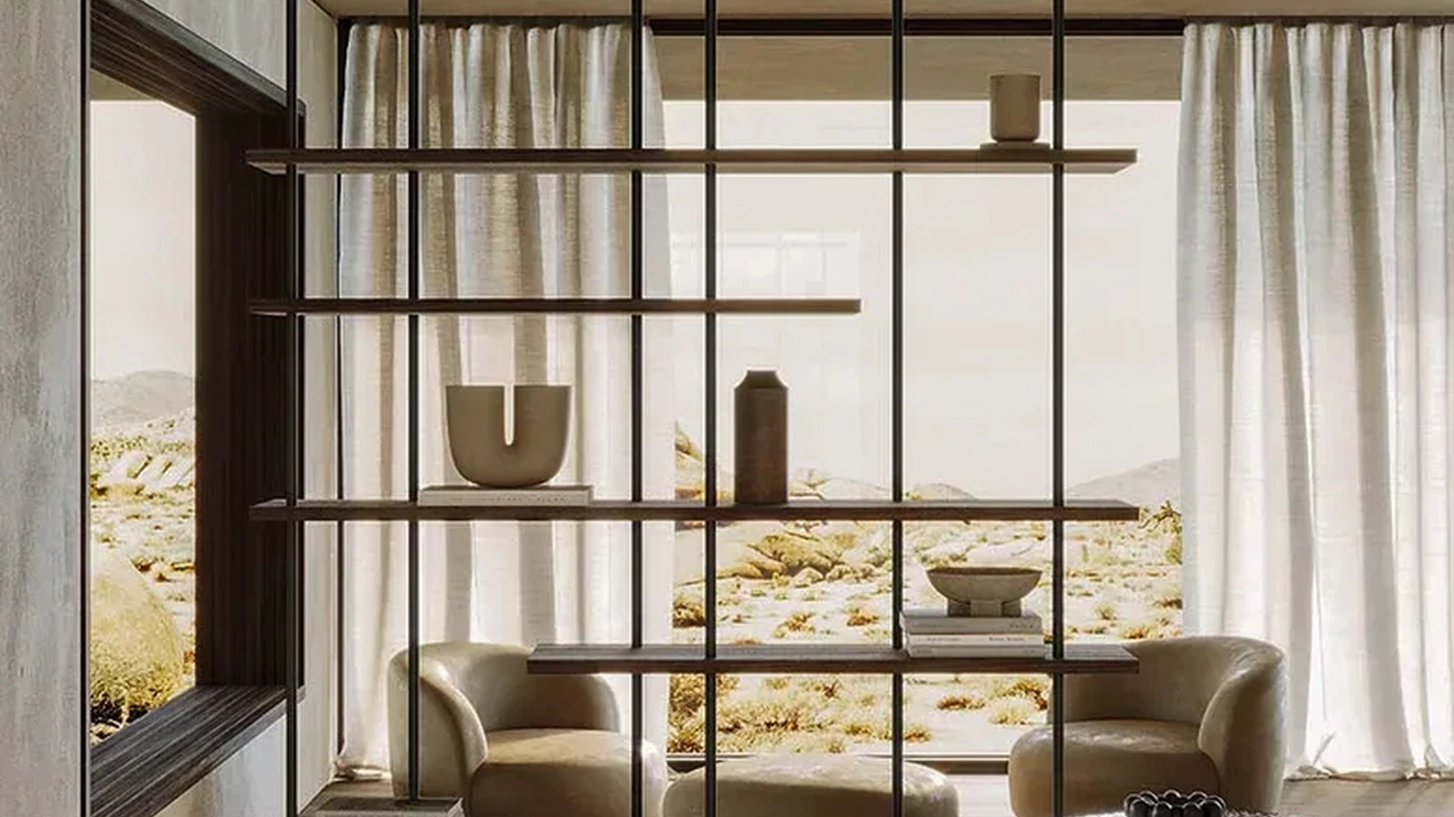 Libreria divisoria Random di Nature Design