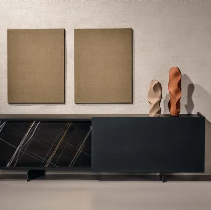 Madia Duefacce in ceramica e legno di Nature Design