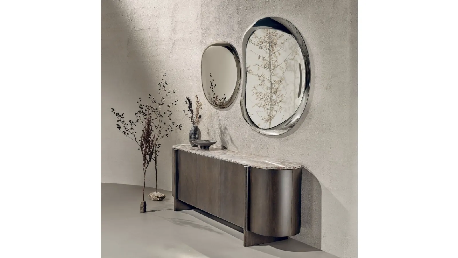Madia Dusk in frassino moka di Nature Design