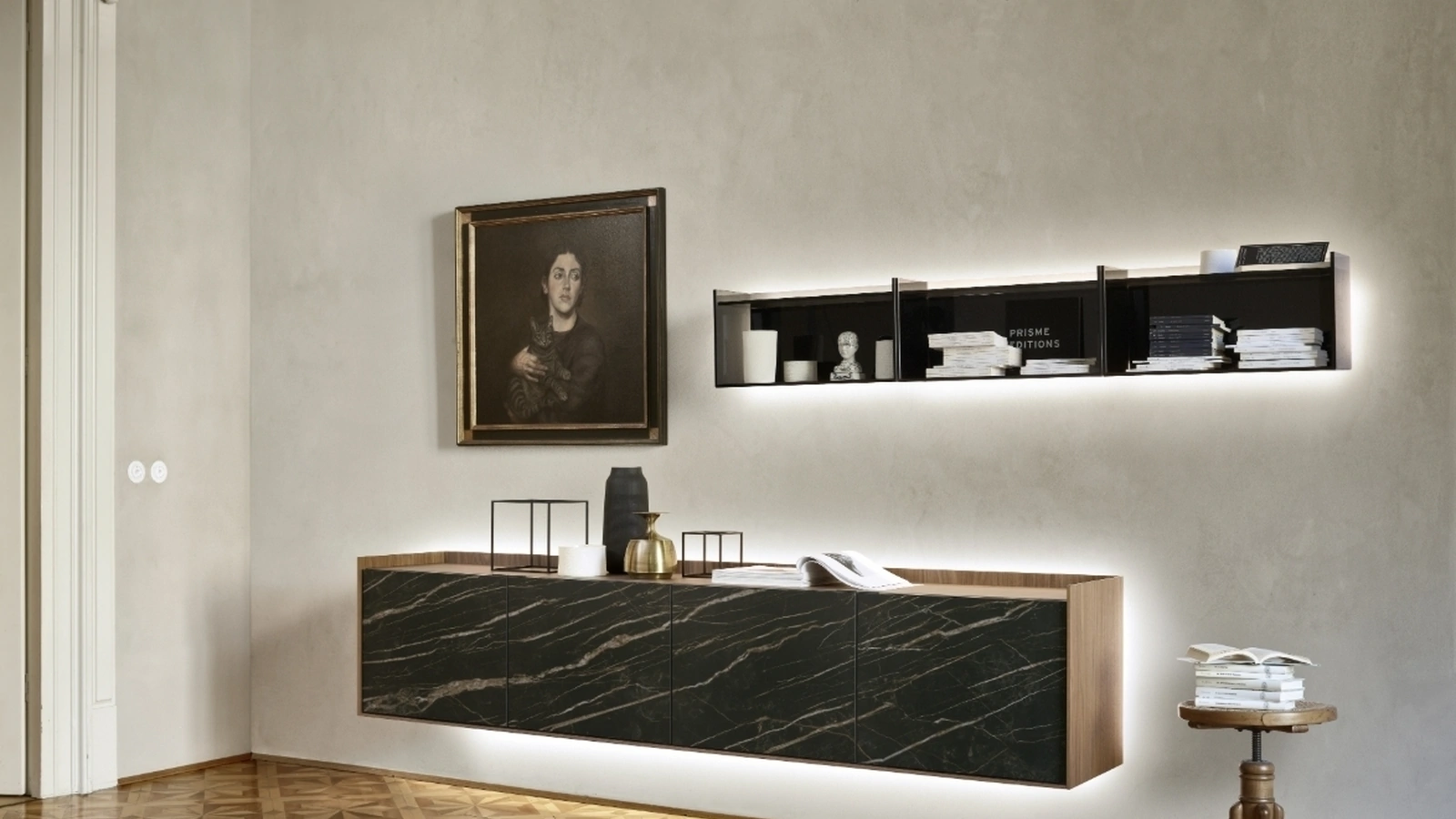 Mobile sospeso Cabaret Ceramica di Sangiacomo