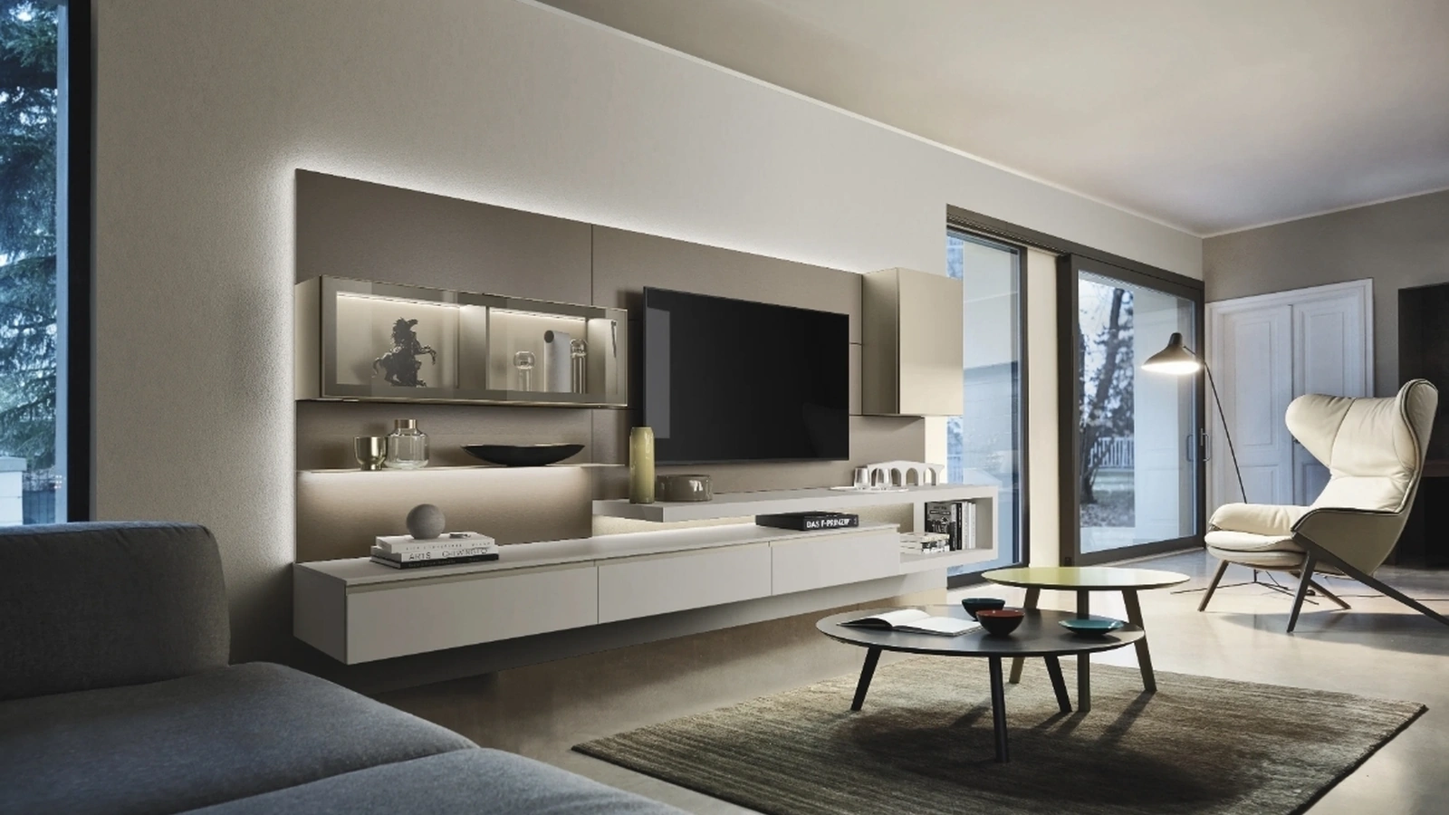 Parete Attrezzata Lampo 053 di Sangiacomo