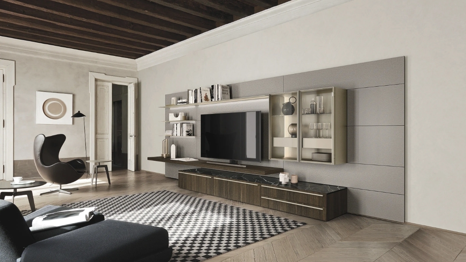 Parete Attrezzata Lampo 198 di Sangiacomo