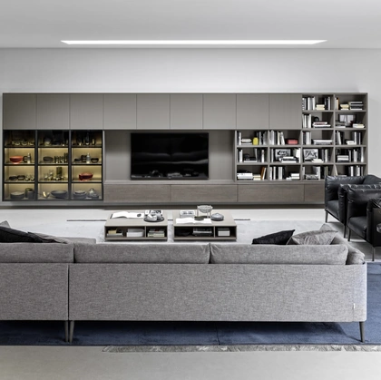 Parete Attrezzata Pannelli TV 02 di Novamobili