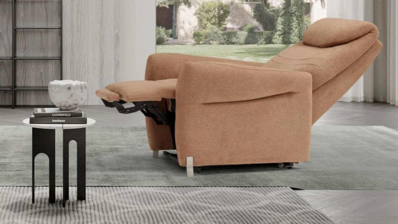 Poltrona con massaggio lombare Emilia Yoga Flexx di Spaziorelax