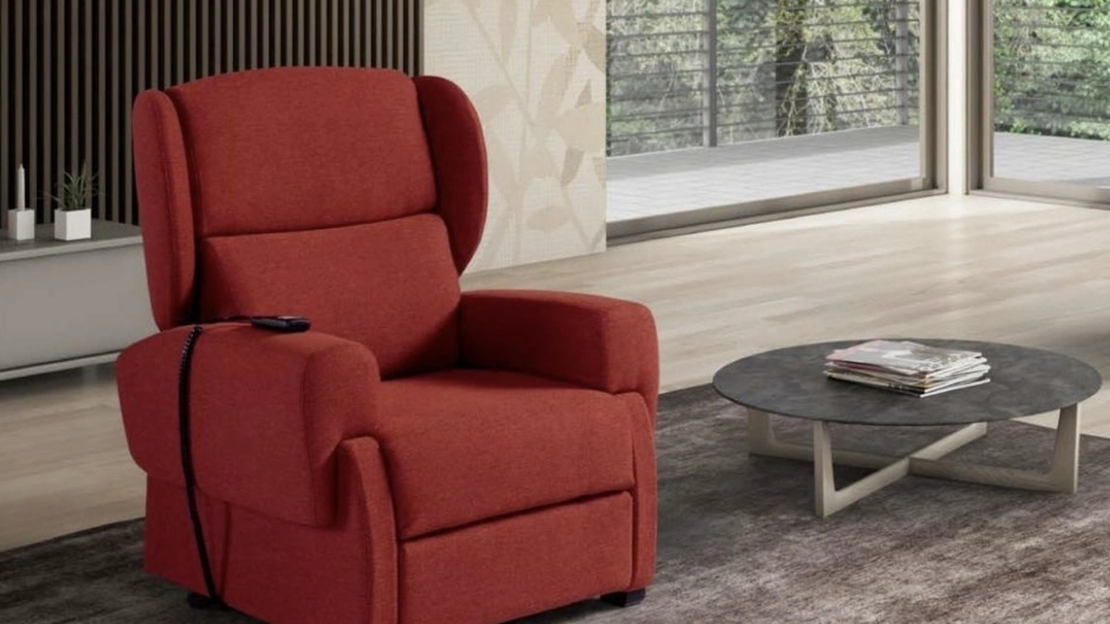 Poltrona in tessuto Oslo di Spaziorelax