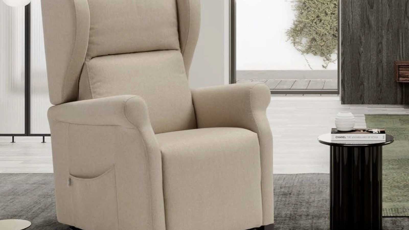 Poltrona con massaggio lombare Greta Yoga Flexx di Spaziorelax