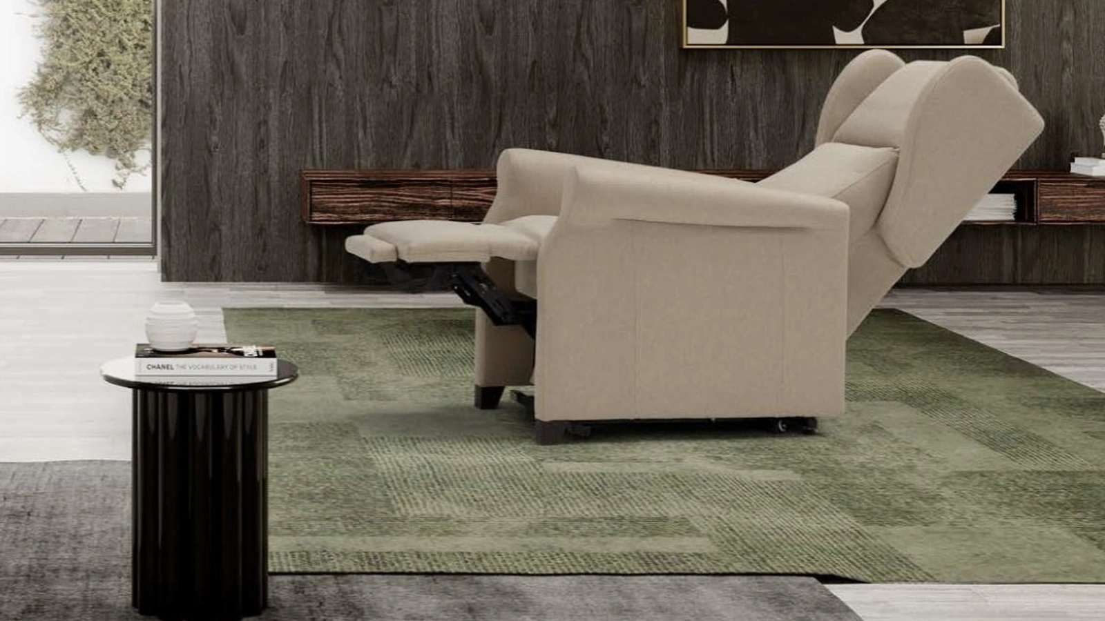 Poltrona con massaggio lombare Greta Yoga Flexx di Spaziorelax