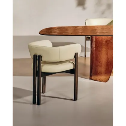 Sedia Bay Wood Armchair di Nature Design