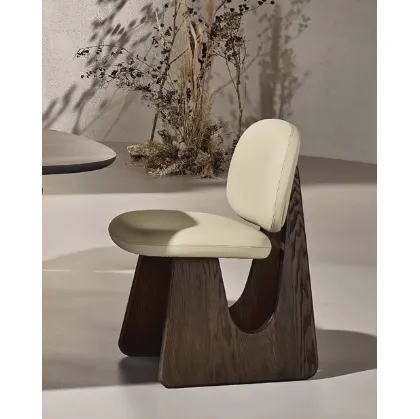 Sedia Twig in pelle di Nature Design