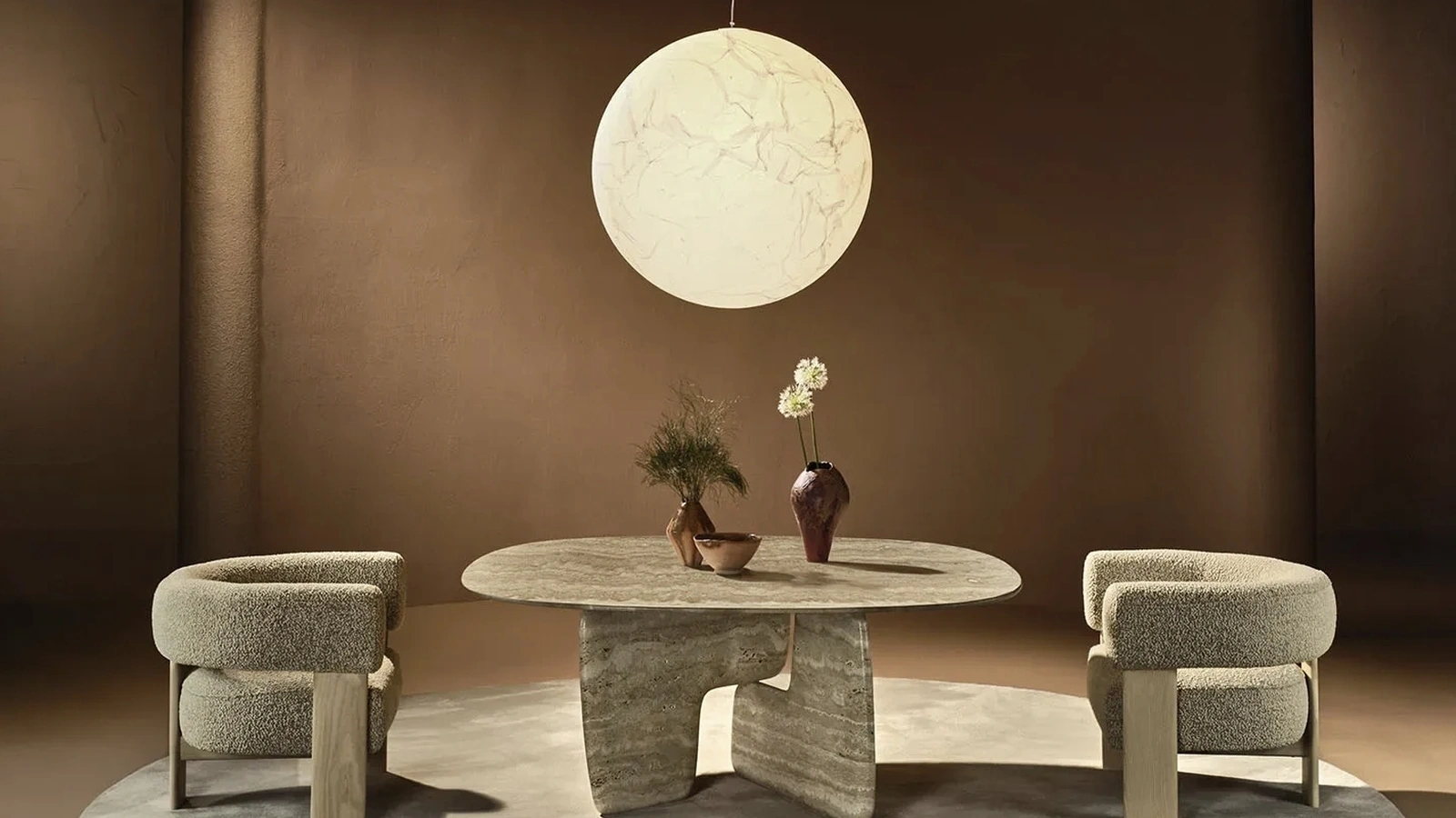 Tavolo in marmo Balance Lounge di Nature Design