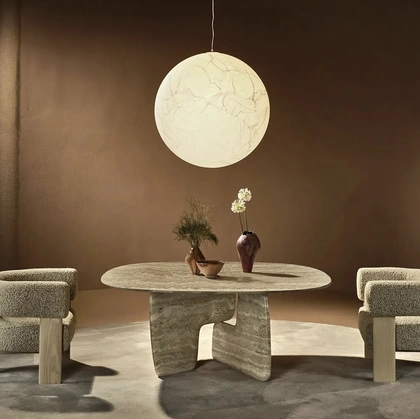 Tavolo in marmo Balance Lounge di Nature Design