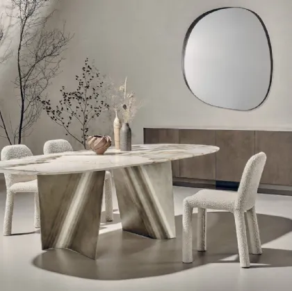 Tavolo in marmo Patagonia Blow di Nature Design