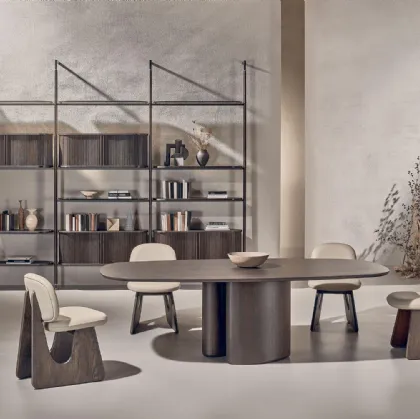 Tavolo Tide con top in frassino di Nature Design