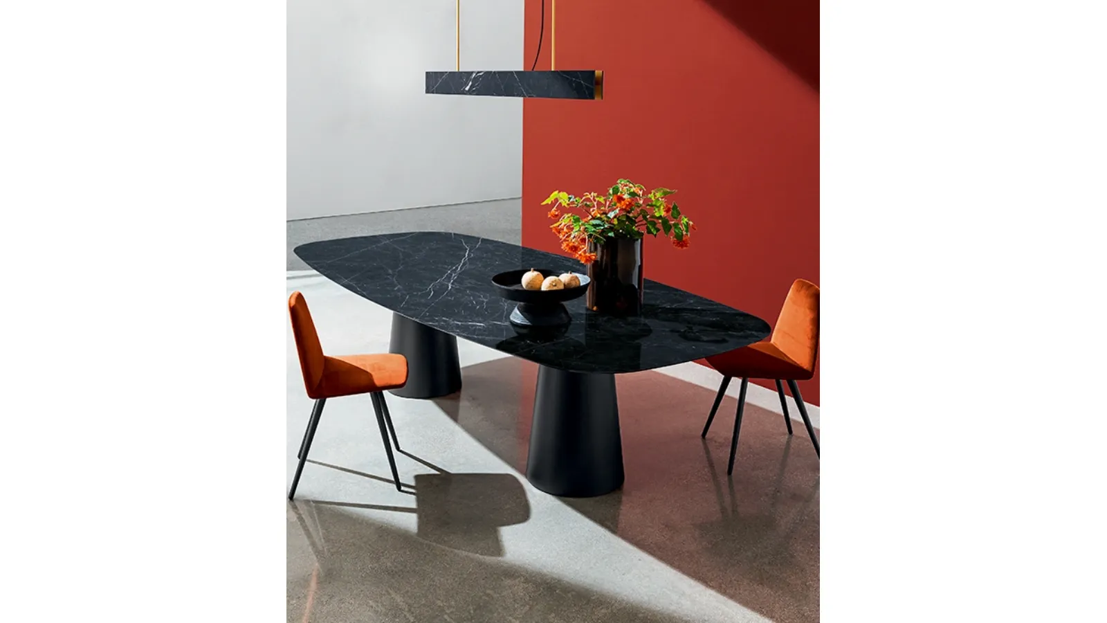Tavolo Totem con due basi di Sovet
