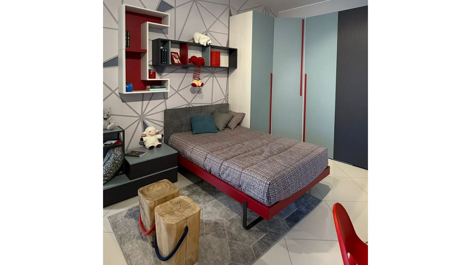 Cameretta Urban Play – Colore, funzionalità e carattere 
